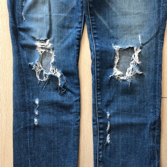 Sinclair MFGRP. Made in USA Distressed Jeans Size 26 - Picture 7 of 15